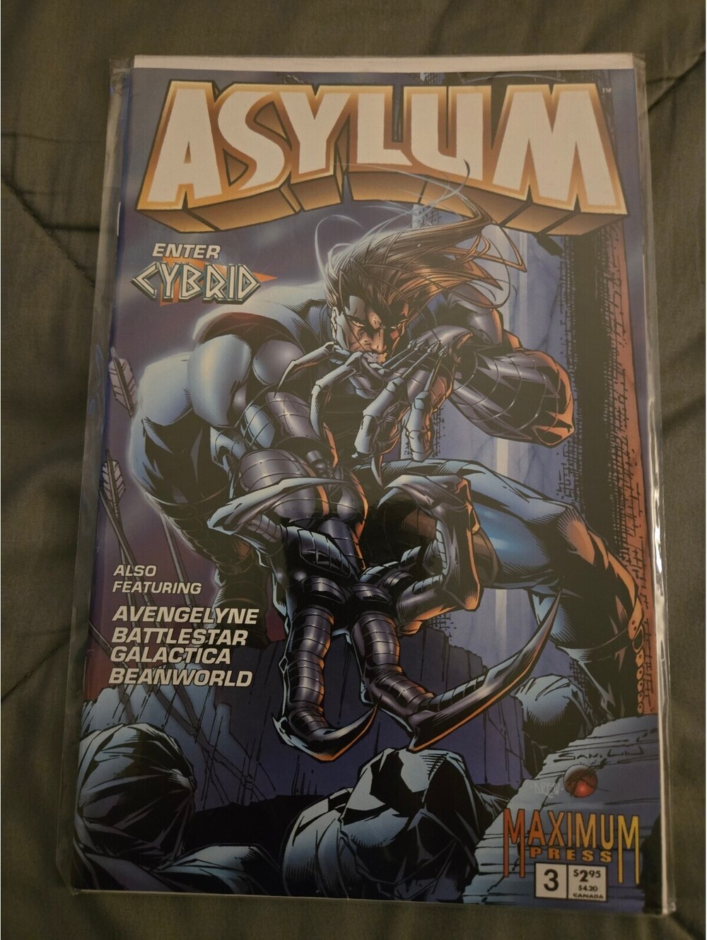 Asylum Comic Book Issue #3 - Enter Cybrid